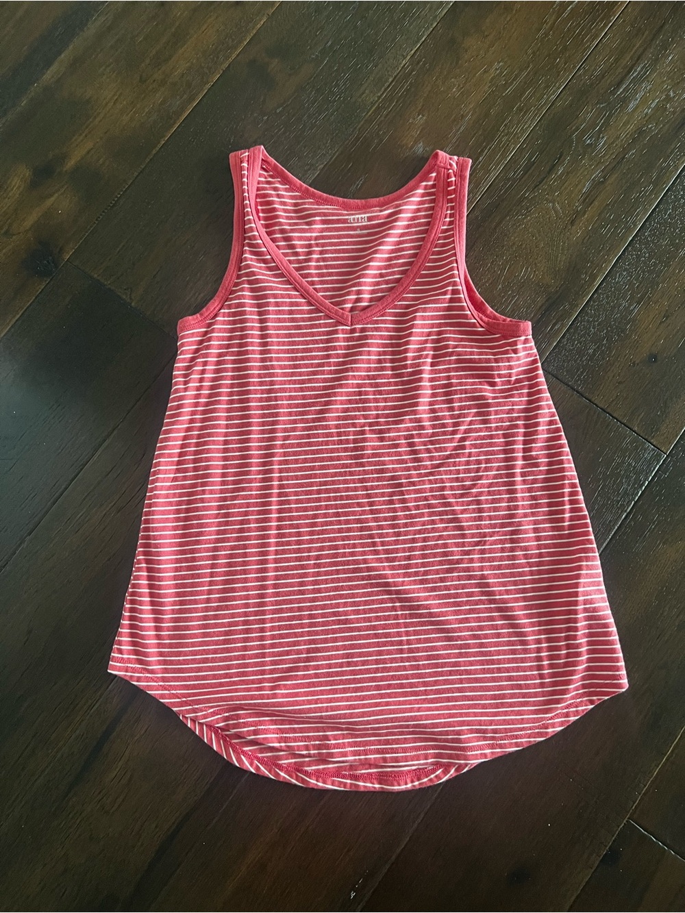 Striped Pink Women's Tank Top